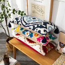 Axyaa Bohemian Embroidered Cushion Covers for Home Decoration