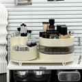 Axyaa 3 Tier Rotating Makeup Organizer for Vanity - Cosmetic Storage Box & Skincare Holder