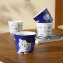 Axyaa Cartoon Cat Ceramic Tea Cup | 180ml Cute Healthy Drinkware Mug