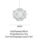 Axyaa Modern Chinese Silk Pendant Lamp for Home Decoration