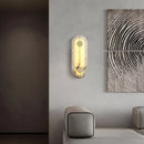 Axyaa Copper Marble LED Wall Light for Modern Luxury Living Room Decor