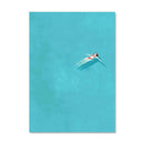 Axyaa Minimalist Girl Wall Art Poster Prints for Living Room Home Decor