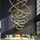 Axyaa Nordic Chandeliers for Dining Room Pendant Light Fixture Hanging Lamp