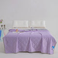 Axyaa Silk Ice Cream Summer Quilt - Solid Color Air Conditioning Quilt