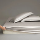 Axyaa Cotton Solid Color Single Fitted Sheet, Soft & Skin-Friendly
