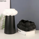 Axyaa Cloud Ceramic Vase Flowers Pots Desk Decoration Room Aesthetic Decor