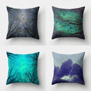 Axyaa Retro Moon Star Pillowcase for Car & Home Décor