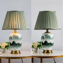 Axyaa Ceramic Table Lamp: Contemporary Luxury for Home, Office & Hotel