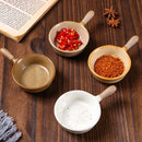 Axyaa Ceramic Coarse Pottery Seasoning Dipping Dish Set of 4