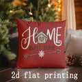 Cute Christmas-themed Axyaa Pillow Covers for Sofa, Bedroom, Car - Rectangular Cushion
