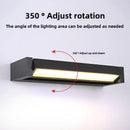 Axyaa LED Outdoor Porch Sconces Wall Light: Waterproof Exterior Fixture for Home Decoration