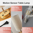 Axyaa Motion Sensor Fabric Shade Table Lamp_SORTAJoyful Desk Lighting