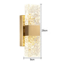 Axyaa Water Ripple Glass Wall Lamp for Modern Home Decor Lighting