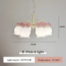 Axyaa Pink Bow Chandelier for Kids' Room & Kitchen - Nordic Design Home Lighting