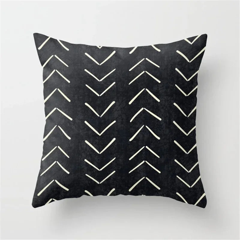 Axyaa Geometric Plaids Cushion Cover Pillowcase 45*45cm