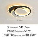 Axyaa LED Ceiling Lamp Remote Control Modern Home Interior Lighting Fixture