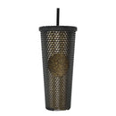 Axyaa Double Layered Straw Cup: Diamond Radiant Water, Coffee, Drinks, Mugs