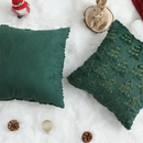 Axyaa Plush Christmas Pillow Cover for Home Decor