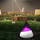 Axyaa LED Iceberg Touch Night Light: USB Rechargeable RGB Ambient Outdoor Lamp