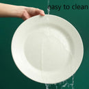 Axyaa Blue Green Polypropylene Dinner Plates Set of 4/10 - Eco-Friendly Lightweight Tableware