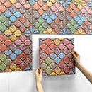 Axyaa Boho Peel and Stick Wall Panel for Kitchen Bathroom Living Room