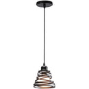 Axyaa Iron Cage Ring Chandelier Pendant Light - Retro Hollow Design