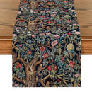 Axyaa Floral Table Runner for Kitchen Dining Wedding Party Decor