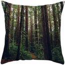 Axyaa Vintage Forest Pattern Pillow Case - Designer Sofa Cushion Cover