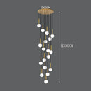Axyaa Nordic Dining Room Pendant Chandelier Light for Indoor Living Room Decor