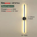 Axyaa Double Head Minimalist Line Wall Lamp for Bedroom TV Background Corridor