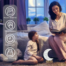 Axyaa Crystal Moon Lamp: Dimmable USB Night Light for Girls Room
