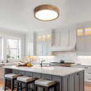 Axyaa Wooden LED Ceiling Light Chandelier Pendant for Modern Home Lighting