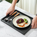 Wooden Kitchen Storage Tray by Axyaa: Stylish Round Tray for Home Decor, Tea, Coffee, Snacks & Cosmetics.