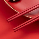 Axyaa Aluminum Alloy Chopsticks Set - 5 Pairs Reusable Sushi Sticks Korean Tableware