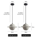 Axyaa Nordic Star Cement Chandelier for Living Room, Restaurant, Bar, Bedroom, and Stair Lighting