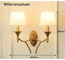 Axyaa Double Headed Wall Lamp for Study Bedroom - European Living Room Decor