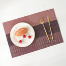 Axyaa PVC Placemats - Non-Slip Stain Resistant Table Mats for Dining, Indoor/Outdoor