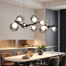 Axyaa LED Pendant Light: Modern Home Decor Chandeliers for Living Room and Dining Room