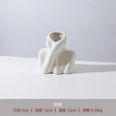 Nordic Ceramic Vases Set for Creative Flower Arrangements by Axyaa