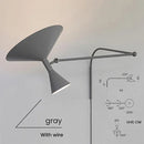 Axyaa Minimalist Iron LED Wall Lamp Rotatable Reading Light Home Decor Lighting