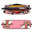 Axyaa Mickey Mouse Minnie Pencil Case: Big Capacity Zipper Pencil Pouch for Kids.
