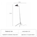Axyaa Industrial Spider Tripod LED Floor Light for Modern Standing Decor