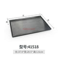 Axyaa Black Tray Commercial Melamine Tableware BBQ Special Plate
