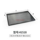 Axyaa Black Tray Commercial Melamine Tableware BBQ Special Plate