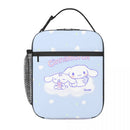 Axyaa Cinnamoroll Insulated Lunch Bag: Portable Thermal Cooler for Travel & Work.