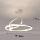 Axyaa Modern LED Chandelier Pendant Light for Dining Room Ceiling - Indoor Hanging Lighting
