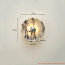 Axyaa Marble LED Wall Sconce Reading Lamp for Home Decor
