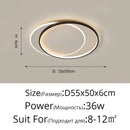 Axyaa Modern LED Ceiling Lights Minimalist Bedroom Dining Room Chandelier