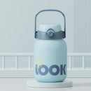 Axyaa Kids' 1100ML Stainless Steel Straw Thermos Insulation Cup