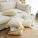 Axyaa Boho Cotton Throw Pillowcase Cojines Geometric Tassel Cushion Cover